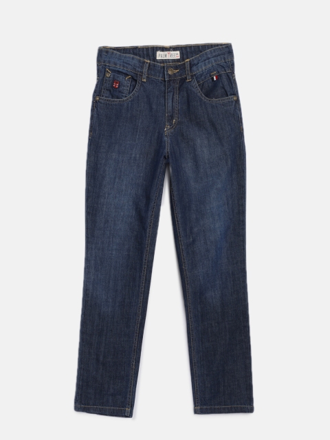 

Palm Tree Boys Blue Slim Fit Mid-Rise Clean Look Jeans