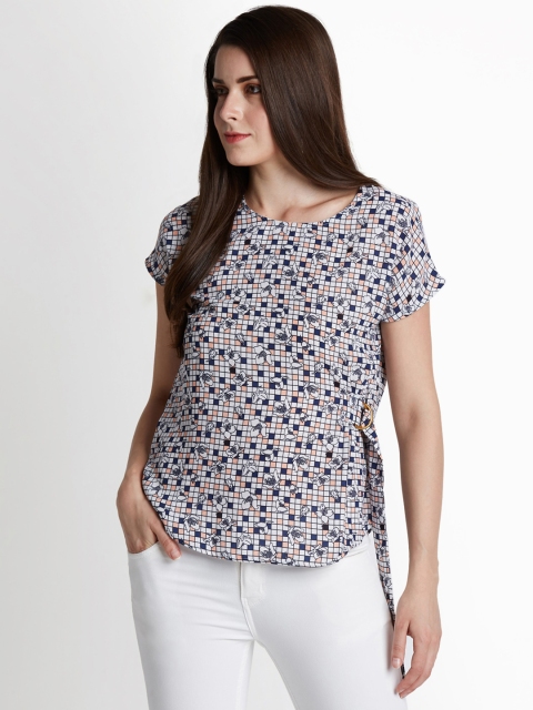 

Annabelle by Pantaloons Women White Printed Top