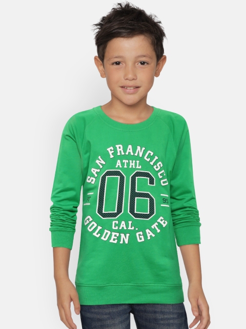 

Palm Tree Boys Green & White Printed Sweatshirt