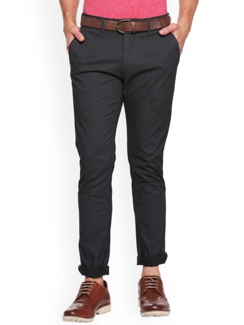 

Van Heusen Sport Men Charcoal Slim Fit Self Design Chinos