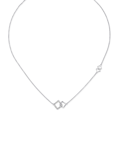 

Mia by Tanishq 14-Karat White Gold Diamond Necklace