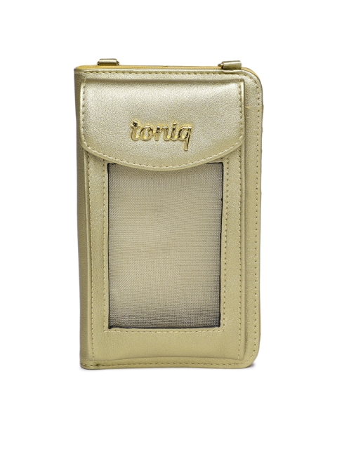 

ToniQ Women Gold-Toned Solid Two Fold Wallet