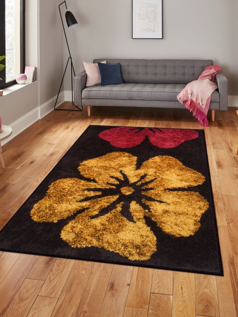 

Story@home Brown & Beige Floral Carpet