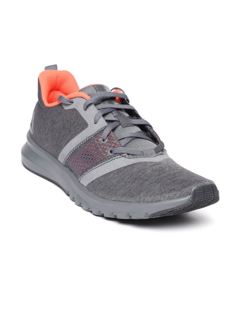 

Reebok Men Grey Solid Print Lite Rush Running Shoes