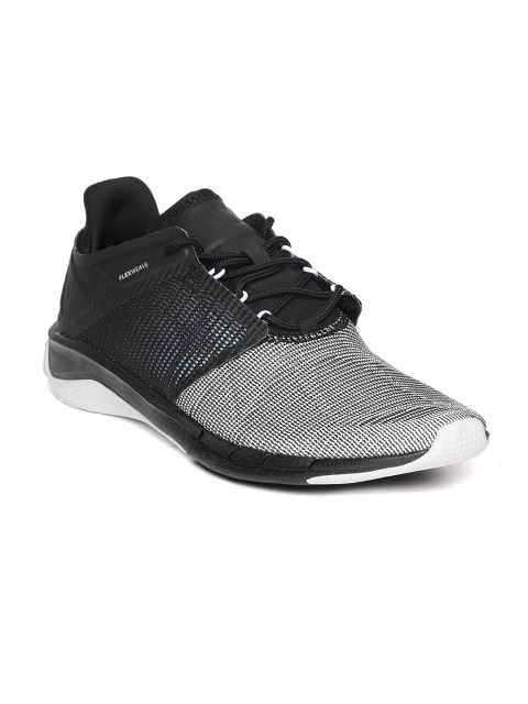 

Reebok Women Off-White & Black Fast Flexweave Running Shoes