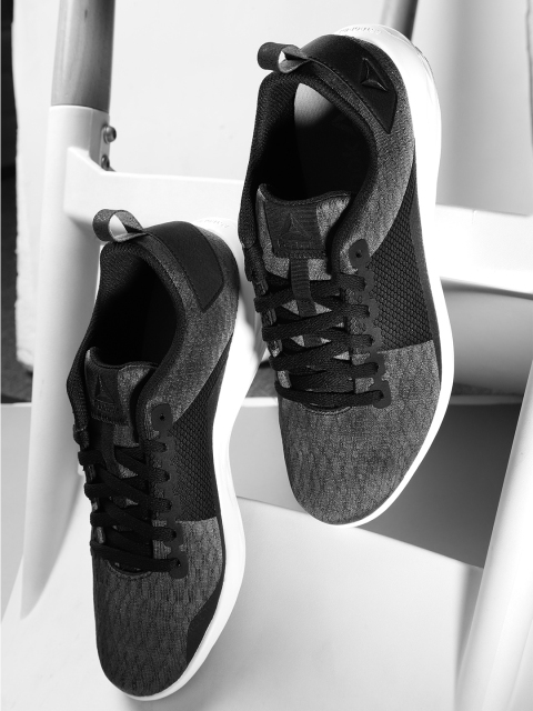 

Reebok Women Charcoal Grey & Black Astroride Walking Shoes