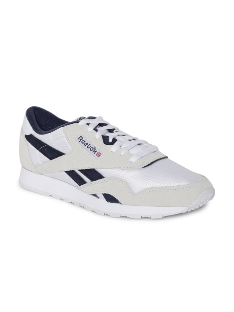 

Reebok Classic Men White CL Nylon M Sneakers