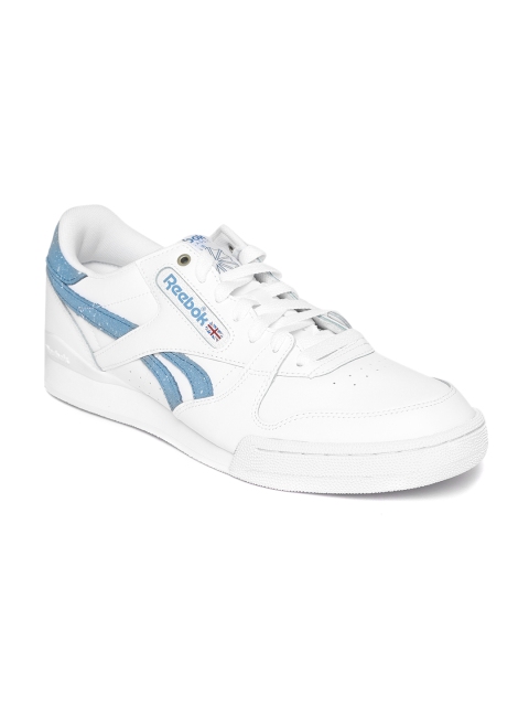 

Reebok Classic Men White PHASE 1 PRO MU Leather Sneakers