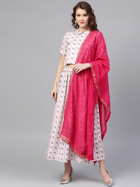 

W Pink Solid Dupatta