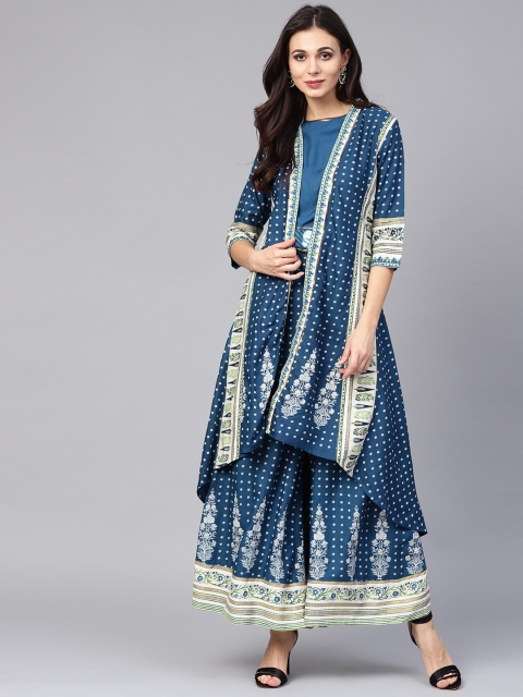 

W Women Blue Printed Co-ords set