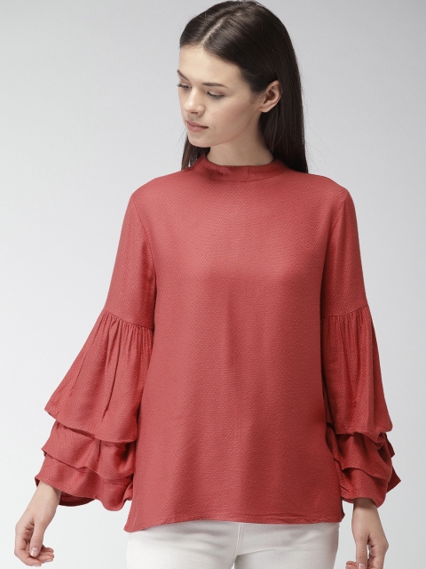 

Bossini Women Pink Self Design Top