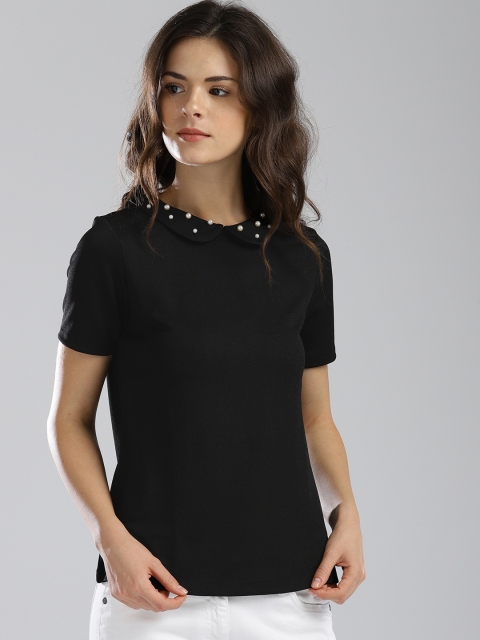 

Bossini Women Black Solid Top