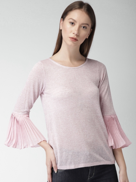 

Bossini Women Pink Solid Top