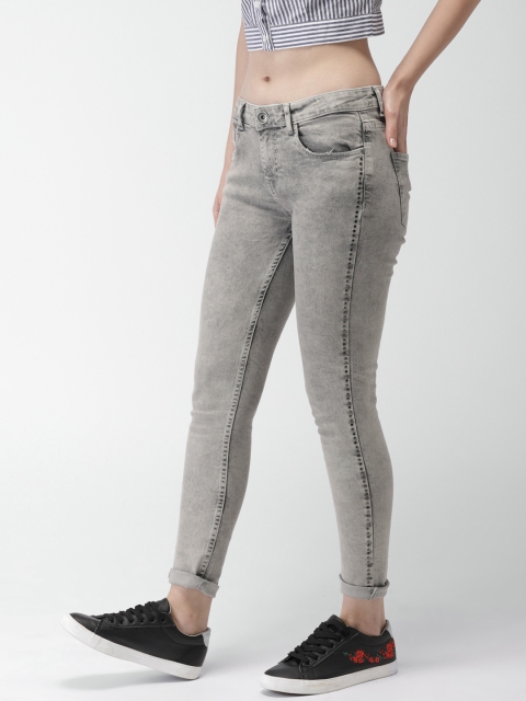 

Bossini Women Grey Skinny Fit Mid-Rise Clean Look Stretchable Jeans