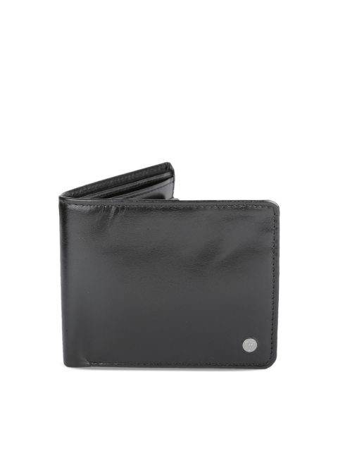 

Van Heusen Men Black Solid Two Fold Wallet