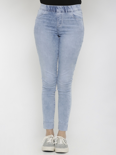 

Kraus Jeans Women K3081 Blue Slim Fit Mid-Rise Clean Look Stretchable Jeans