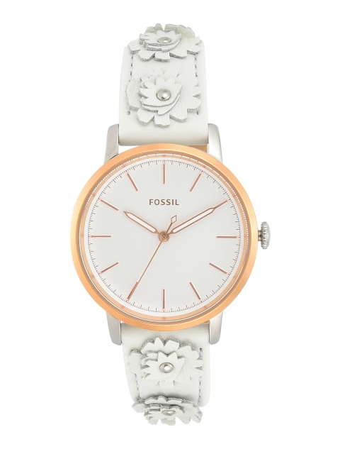 

Fossil Women White Analogue Watch ES4383SET