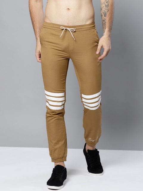 

Kook N Keech Men Khaki Solid Joggers