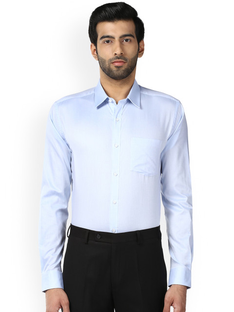 

Park Avenue Men Blue Slim Fit Solid Formal Shirt