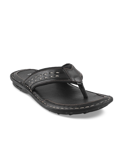 

Metro Men Black Comfort Sandals