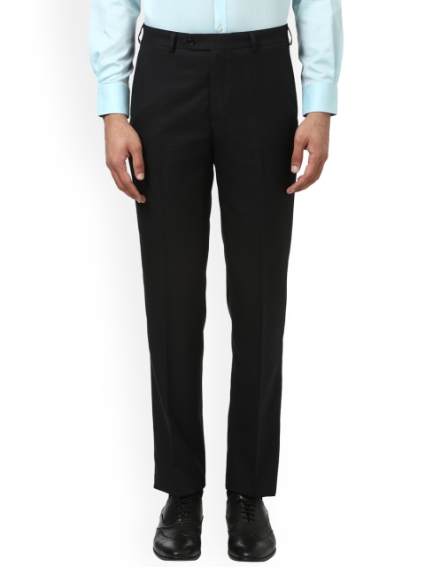 

Raymond Men Black Regular Fit Solid Formal Trousers
