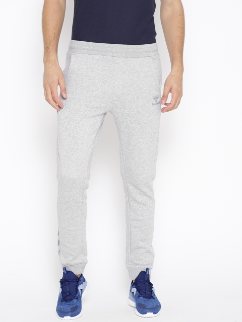 

hummel Men Grey Melange Solid Classic Bee Zen Joggers