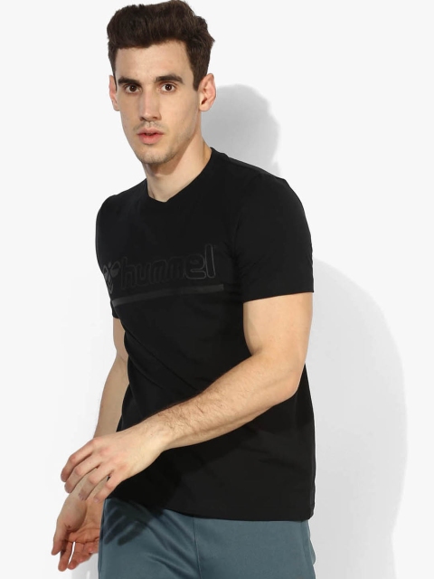 

hummel Brick Black Round Neck T-Shirt
