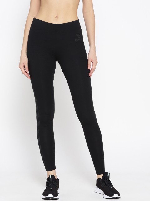 

hummel Women Black Solid Tights