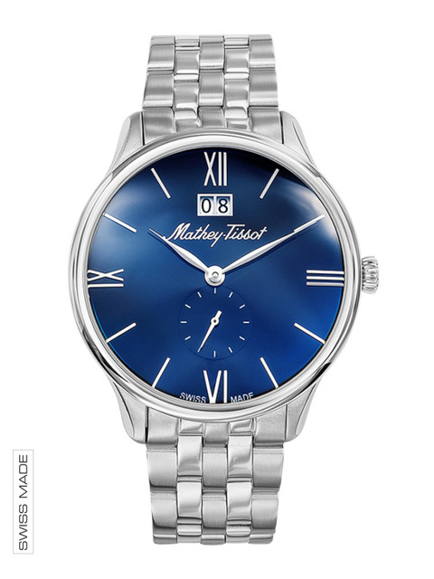 

Mathey-Tissot Swiss Made Men Edmond Metal Blue Dial Watch H1886MABU