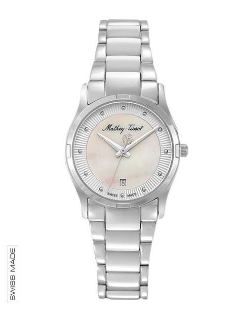 

Mathey-Tissot Swiss Made Women Max White Dial Watch D2111AI