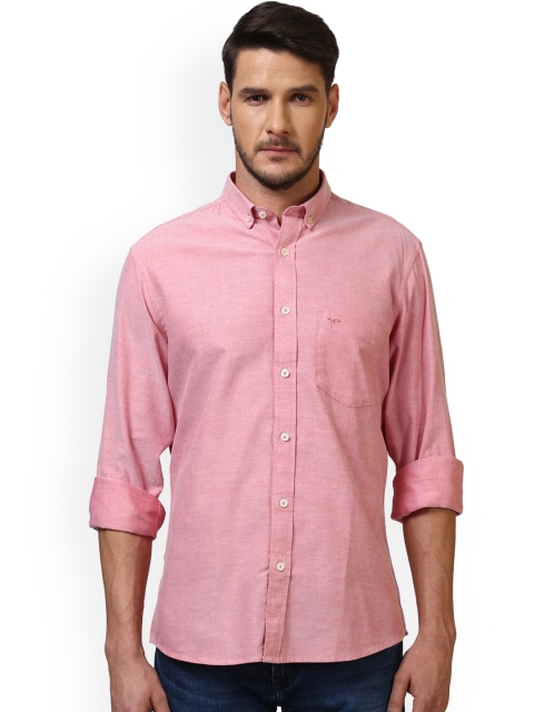 

ColorPlus Men Red & White Tailored Fit Printed Casual Shirt
