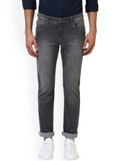 

ColorPlus Men Grey Tapered Fit Mid-Rise Clean Look Jeans
