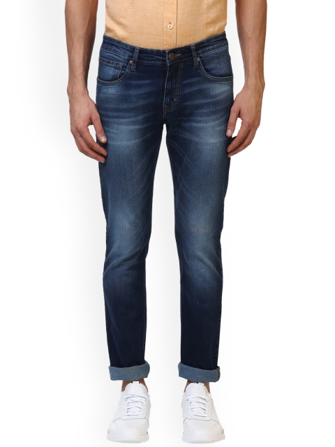

ColorPlus Men Blue Tapered Fit Mid-Rise Clean Look Jeans