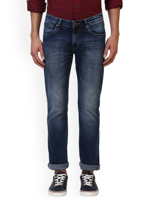 

ColorPlus Men Blue Tapered Fit Mid-Rise Clean Look Jeans