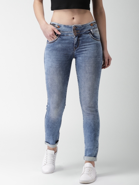 

Fort Collins Women Blue Straight Fit Mid-Rise Clean Look Jeans