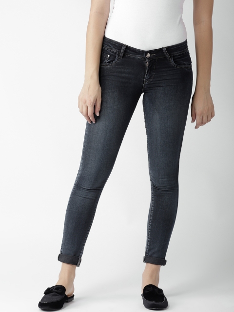 

Fort Collins Women Navy Blue Slim Fit Mid-Rise Clean Look Jeans