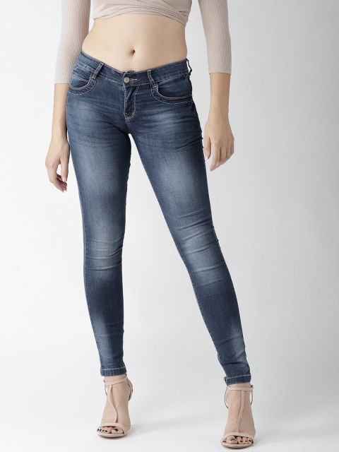 

Fort Collins Women Navy Blue Slim Fit Mid-Rise Clean Look Stretchable Jeans