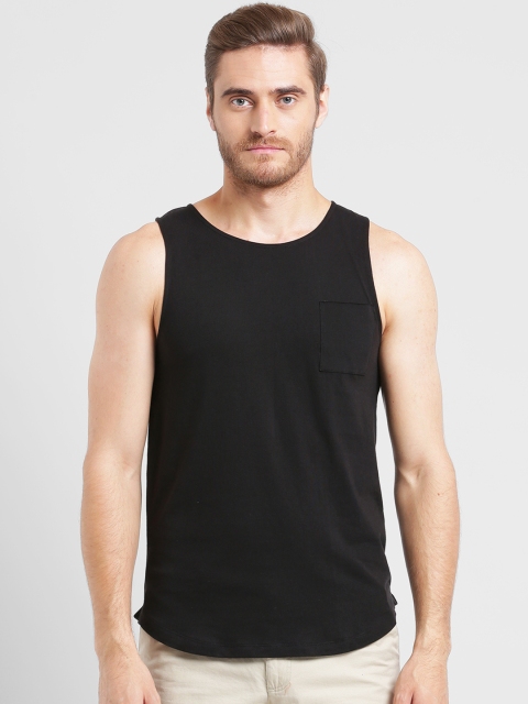 

Rigo Men Black Solid Innerwear Vest SD04181010