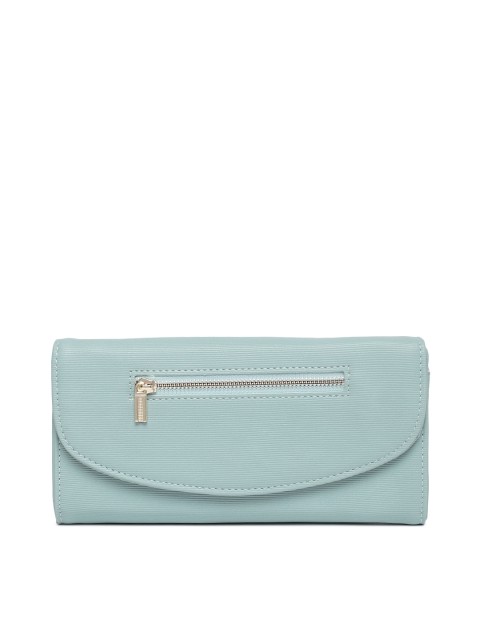 

Ginger by Lifestyle Women Blue Solid Two Fold Wallet