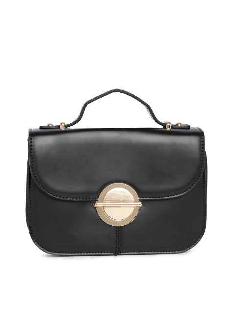 

CODE by Lifestyle Black Solid Satchel