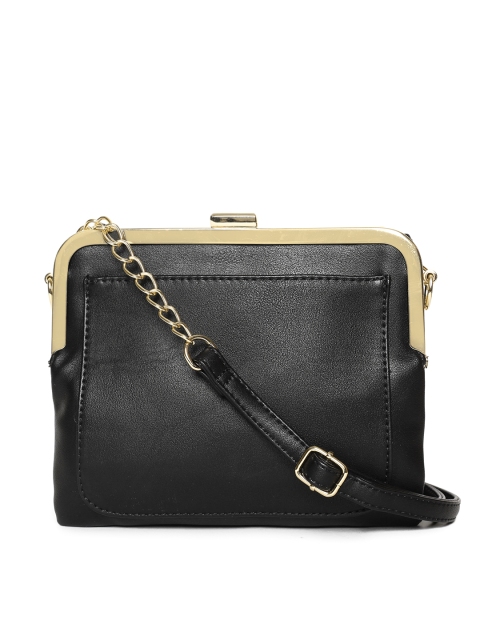 

CODE by Lifestyle Black Solid Sling Bag