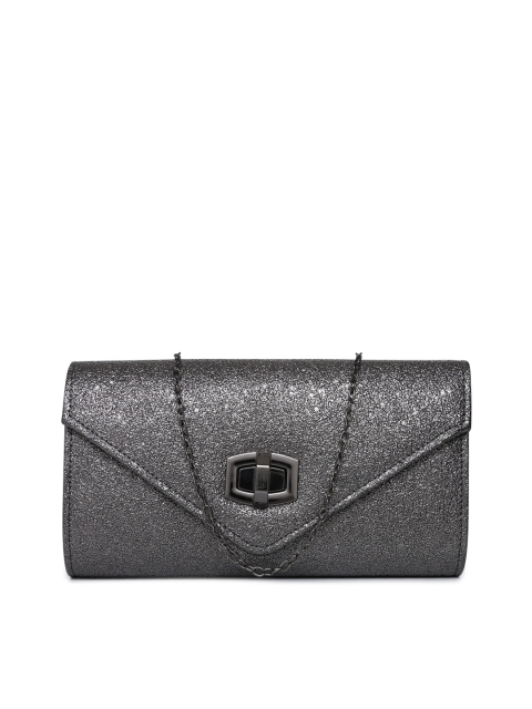 

CODE by Lifestyle Silver-Toned Solid Clutch