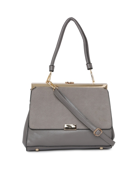 

CODE by Lifestyle Grey Textured Handheld Bag