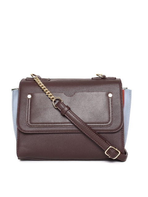 

CODE by Lifestyle Brown Solid Sling Bag