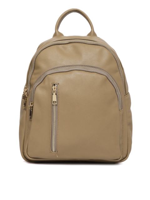 

CODE by Lifestyle Women Khaki Solid Backpack