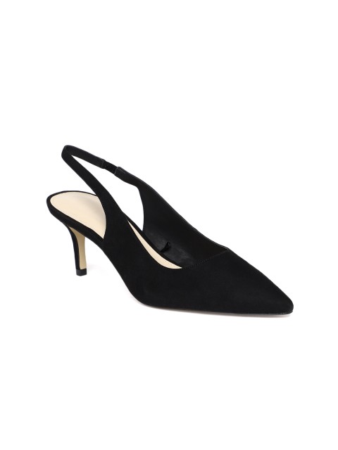 

FOREVER 21 Women Black Solid Pumps