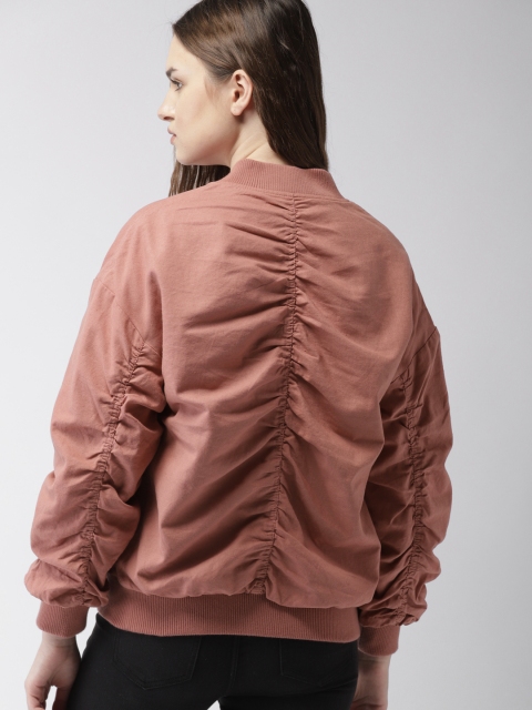 

FOREVER 21 Women Mauve Solid Bomber