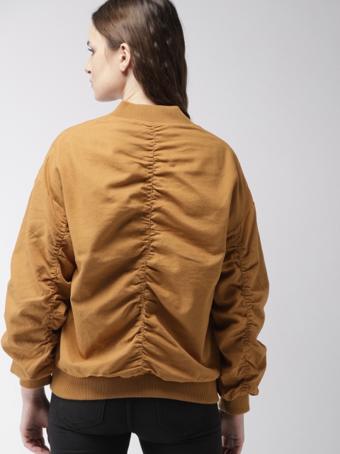 

FOREVER 21 Women Mustard Solid Bomber