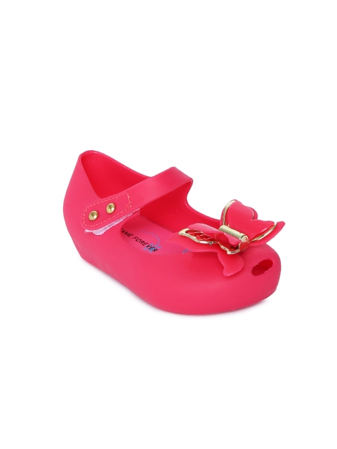 

Fame Forever by Lifestyle Girls Fuchsia Solid Synthetic Ballerinas