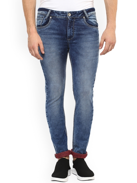 

Mufti Men Blue Skinny Fit Mid-Rise Clean Look Stretchable Jeans